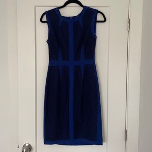 BCBG rumor lace detail dress